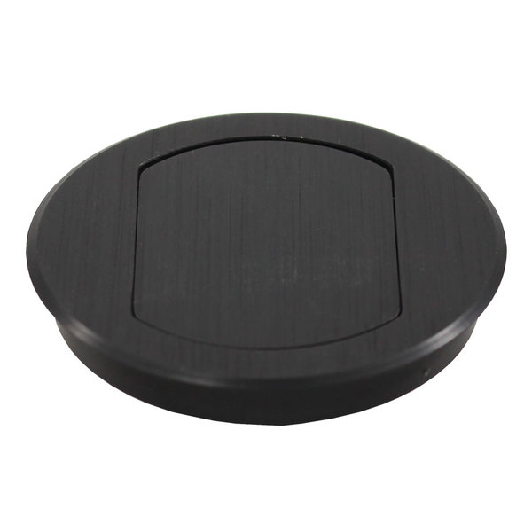 T3-MJ+1B-BLK MIC MOUNT W/ IMPROVED NOISE ISOLATION, 1 BUTTON AND 1 LED - BLACK